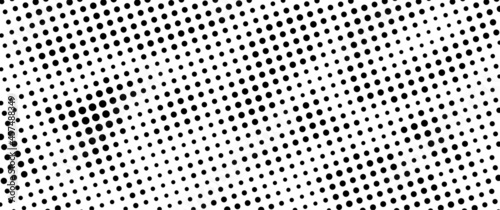 The halftone texture is monochrome. Vector chaotic background