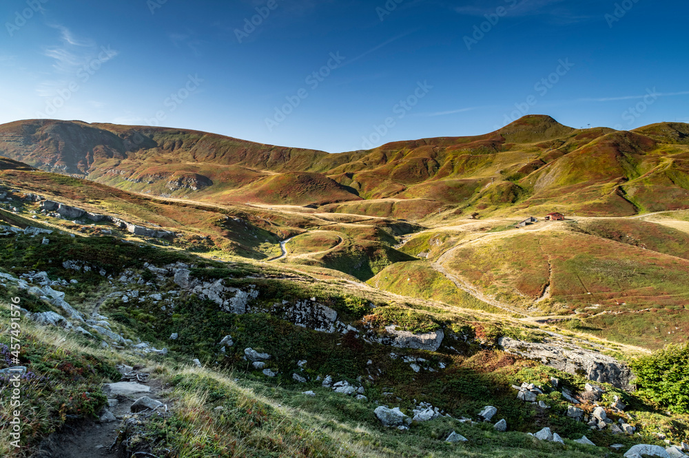 Il parco del Corno alle Scale in settembre con i suoi colori