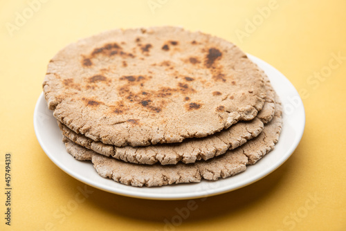 singhara atta roti or paratha photo