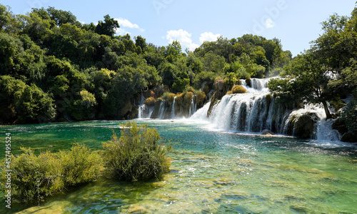 Fototapeta Naklejka Na Ścianę i Meble -  waterfall in Krka National Park