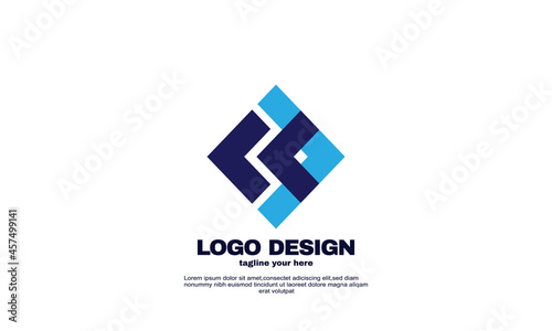 stock vector business company design logo corporate branding identity template