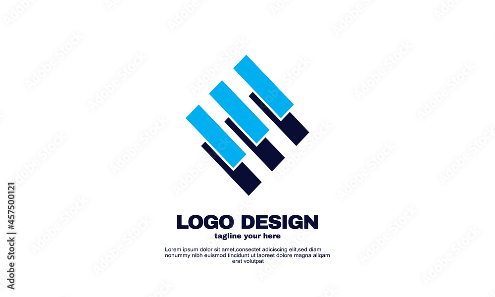 abstract creative corporate company business elegant idea design logo brand identity design template colorful