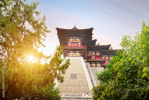 Yingtian Gate is the south gate of Luoyang City in the Sui and Tang Dynasties. It was built in 605. photo