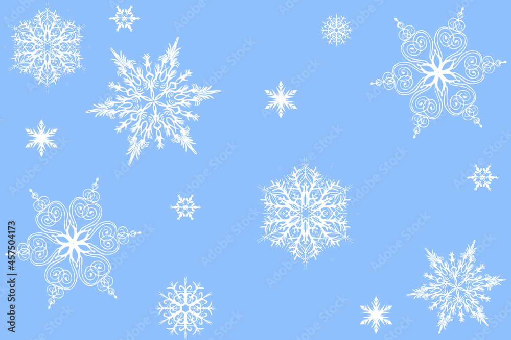 set of snowflakes. blue christmas background with snowflakes, christmas background with snowflakes, blue christmas background set of snowflakes. blue christmas background with snowflakes, christmas background with snowflakes, blue christmas background