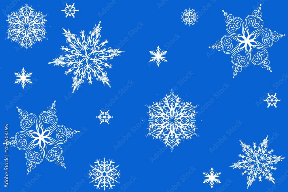 set of snowflakes. blue christmas background with snowflakes, christmas background with snowflakes, blue christmas background set of snowflakes. blue christmas background with snowflakes, christmas background with snowflakes, blue christmas background