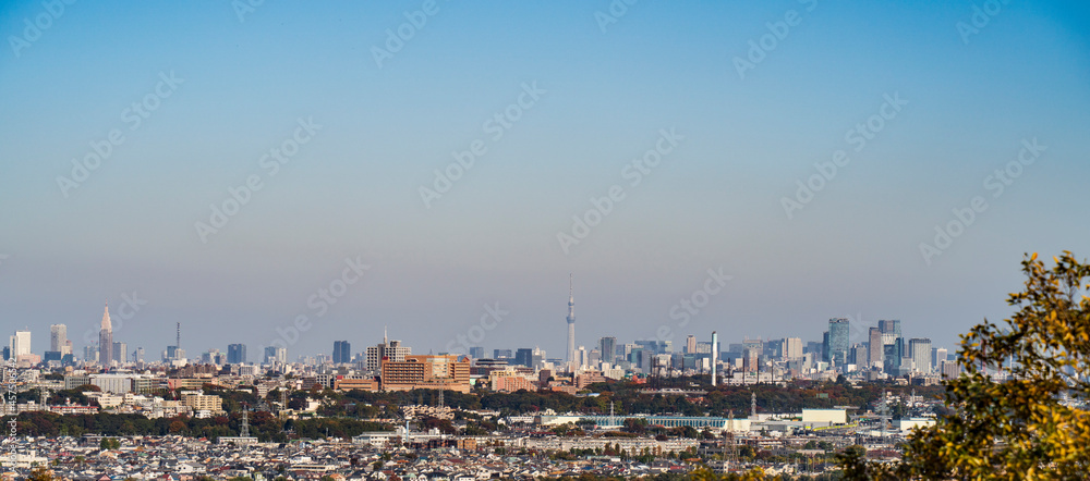 生田緑地・桝形山の展望台から見た東京の街並み
【cityscape of Tokyo】