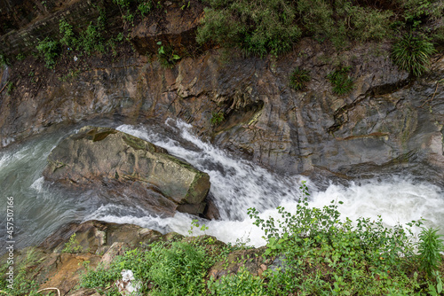 Rivers and waterfalls in the countryside