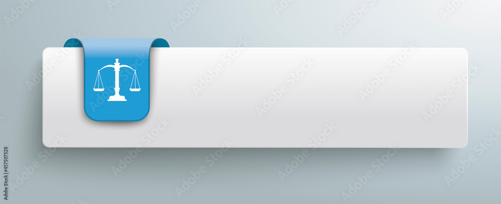 Tab With Blue Marker Scale