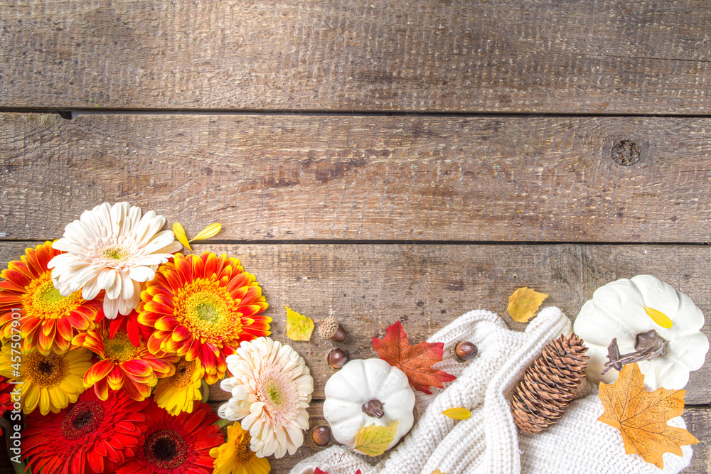 Cozy autumn background Cozy autumn background