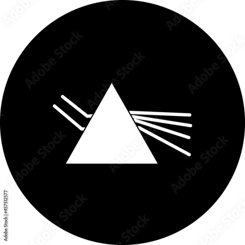  Dispersion Vector Line Glyph Inverted Icon Design
