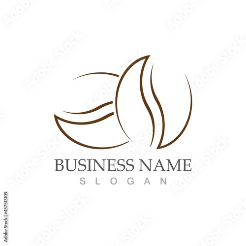 coffee bean icon vector illustration