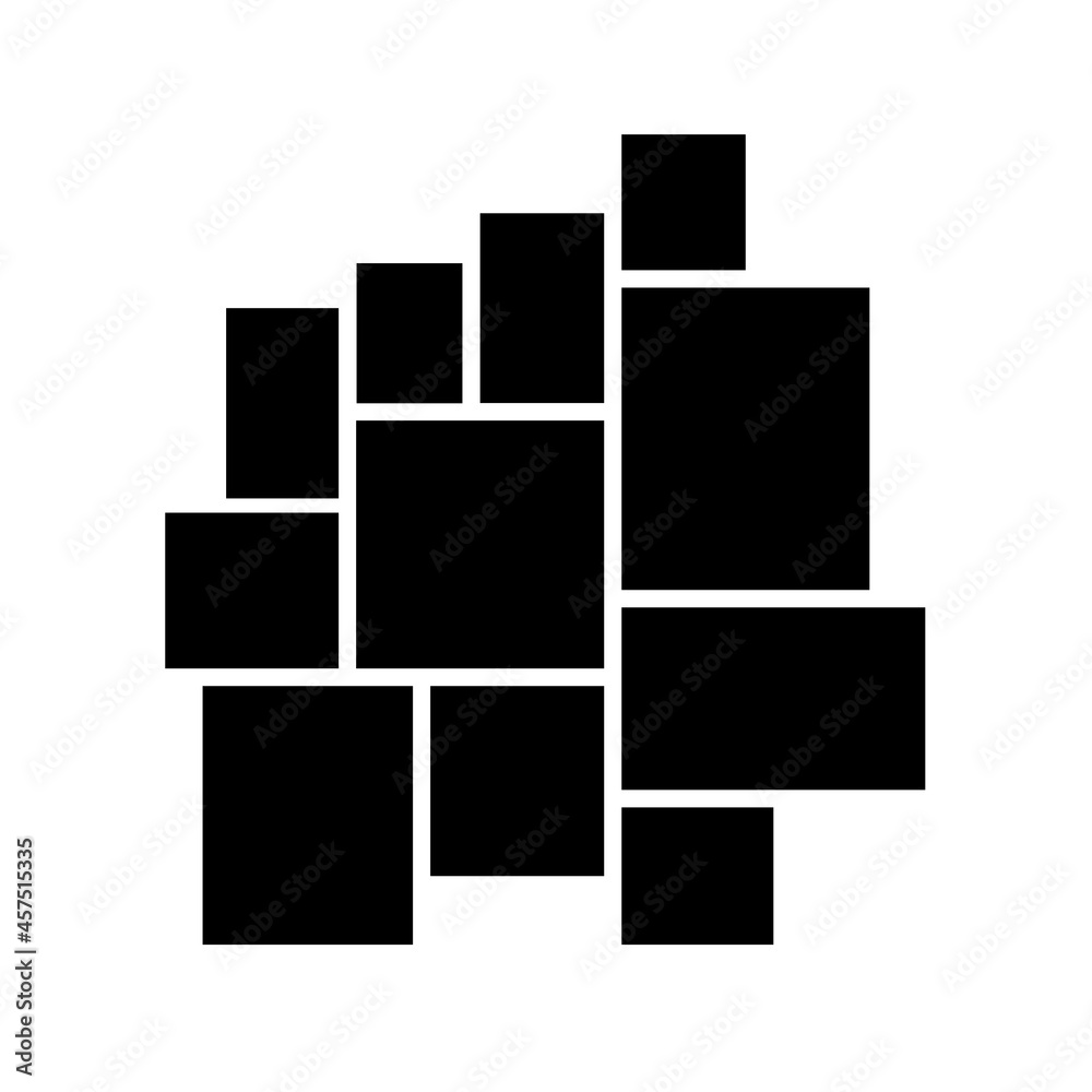 Vector empty photo frame. Collage template. Frames for memory. Vector empty photo frame. Collage template. Frames for memory.