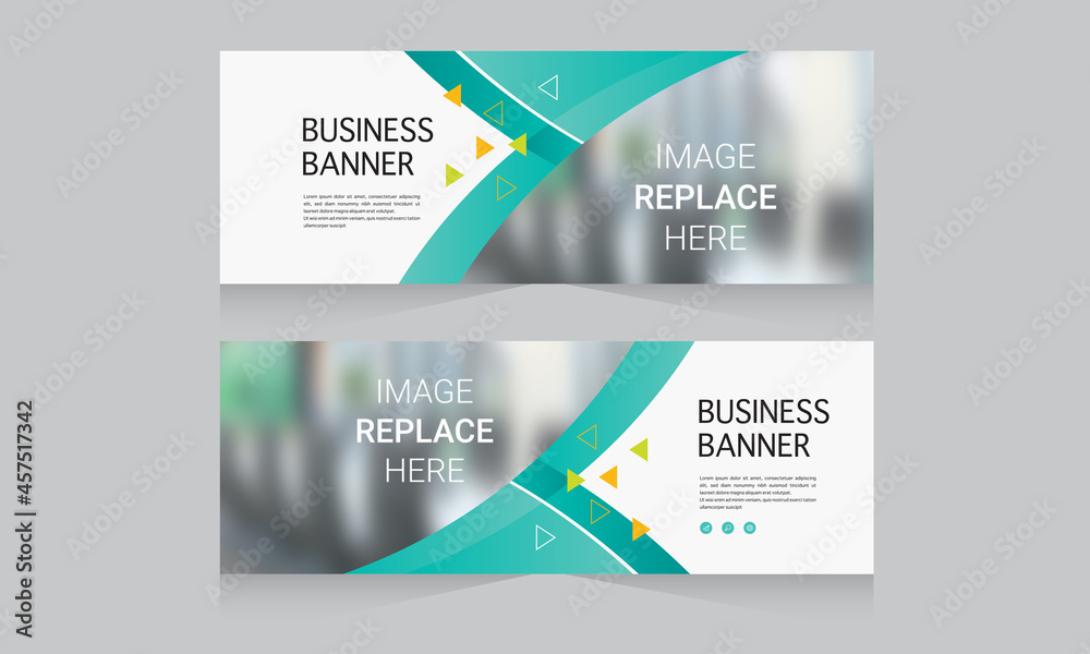 Fototapeta premium professional corporate business banner design