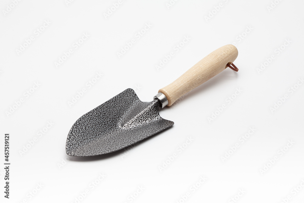 Garden spade isolated over a white background