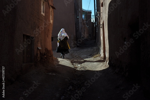 Abyaneh is a little old village in iran near isfahan, which is very popular for their clothes, and everyone in the village is highly educated