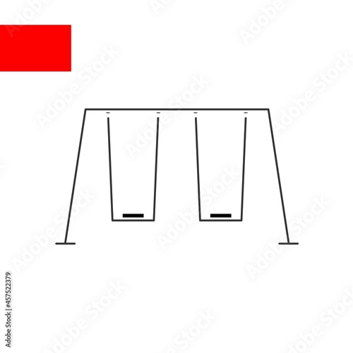  Swing Vector Glyph Icon Design