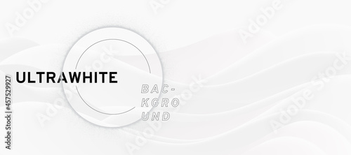 Soft white background with smooth abstract waves. Vector illustration, EPS 10