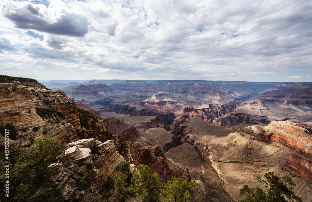 View From the Grand Canyon rim trail View From the Grand Canyon rim trail