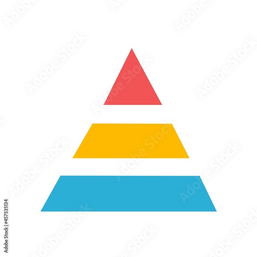Pyramid Vector Flat Icon Design