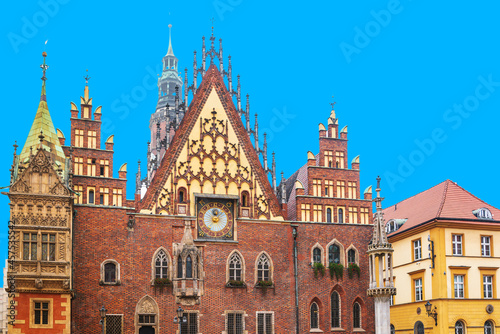 Traditional Cathedral building in Wroclaw  Poland