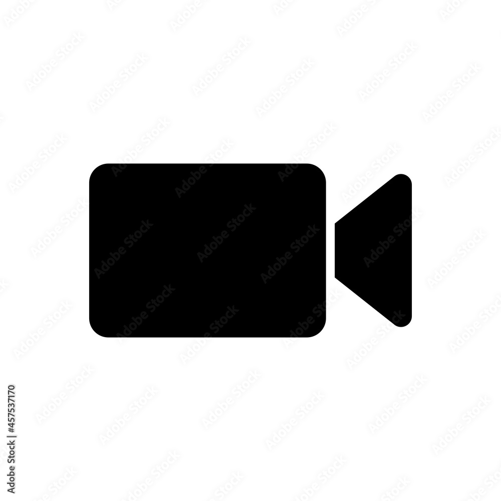 Video camera sign icon Video camera sign icon