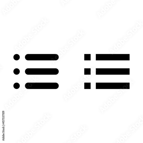 List menu icon