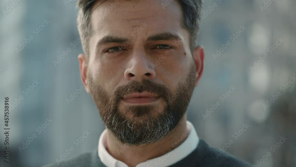 Mature business man looking at camera with calm face Mature business man looking at camera with calm face