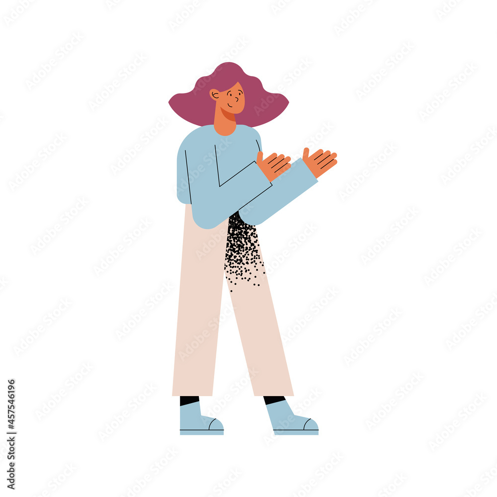 Isolated woman avatar Isolated woman avatar