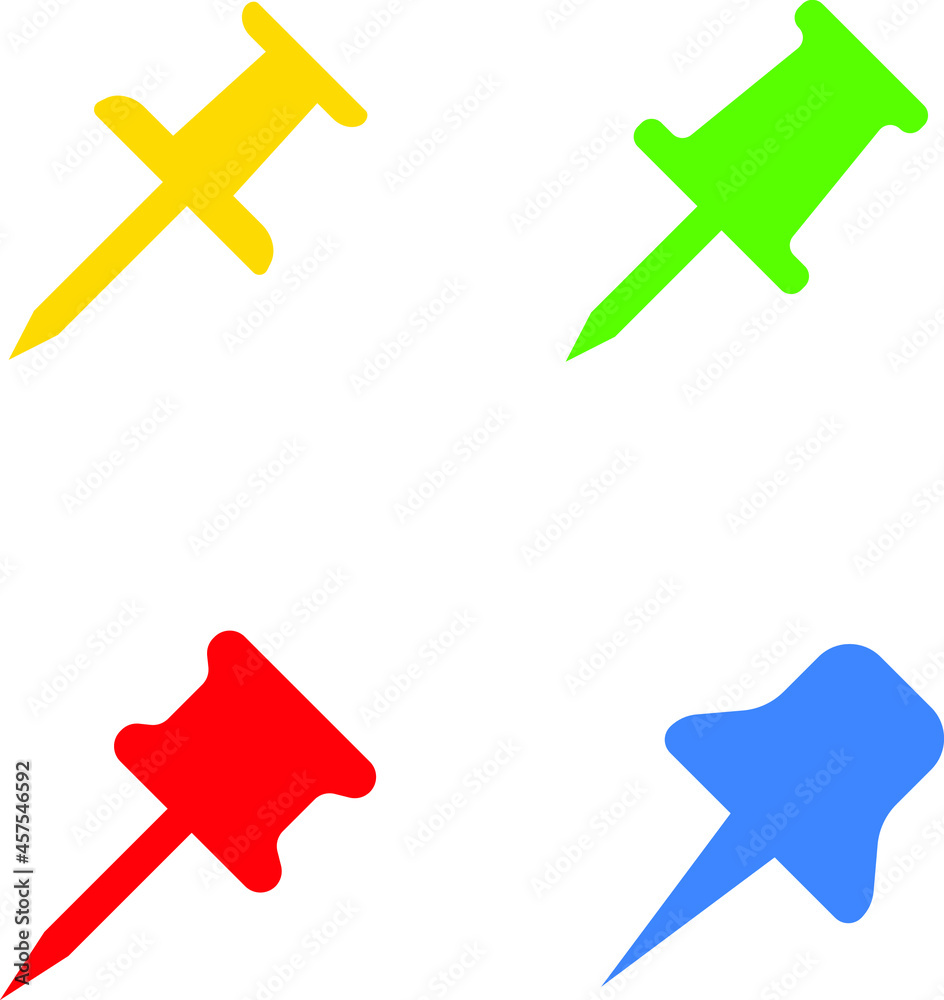 Drawing Pin, Map, Bullet Pins Drawing Pin, Map, Bullet Pins