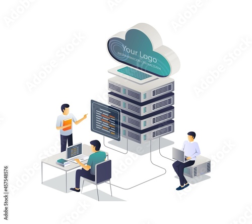 cloud server isometric training and consultant