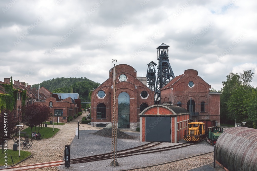 Bois du Cazier notorious coal mine in Charleroi, Belgium