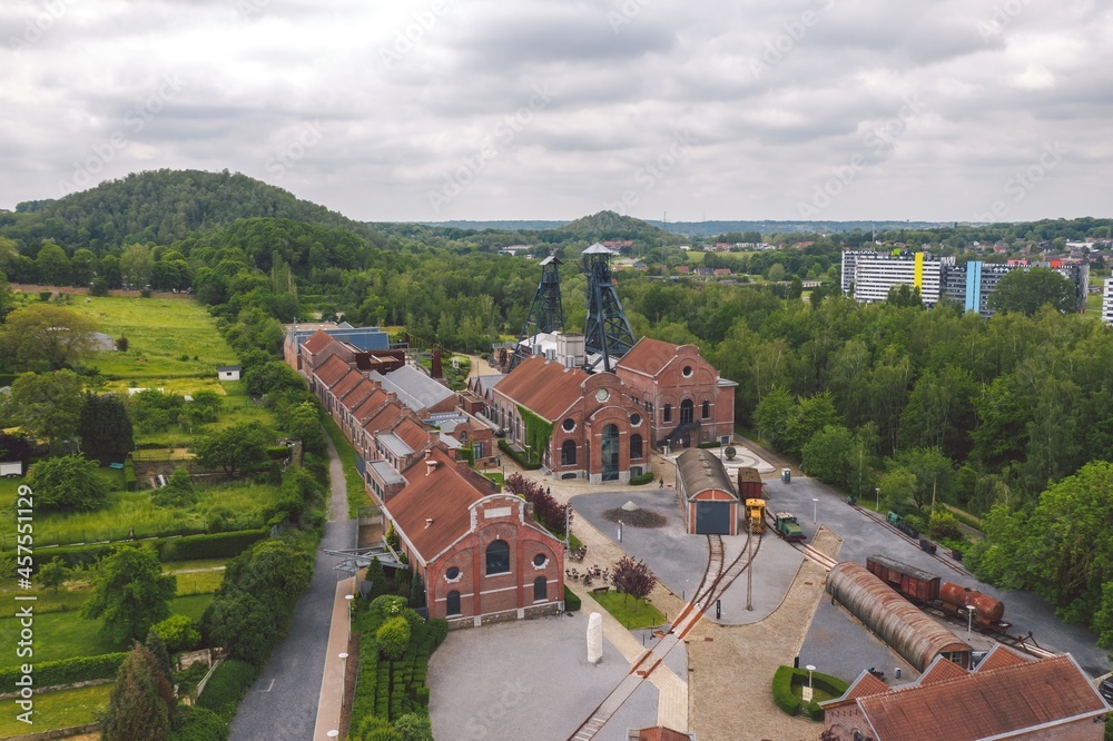 Bois du Cazier notorious coal mine in Charleroi, Belgium