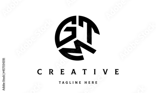 GTM creative circle three letter logo