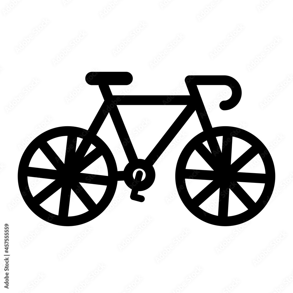 Fototapeta premium Vector Cycle Glyph Icon Design