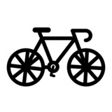 Vector Cycle Glyph Icon Design
