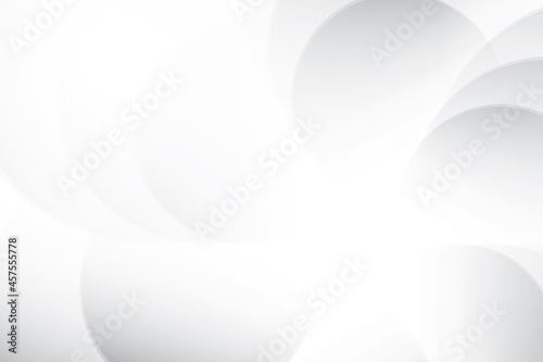 Abstract white and gray color, modern design background with geometric shape. Vector illustration.