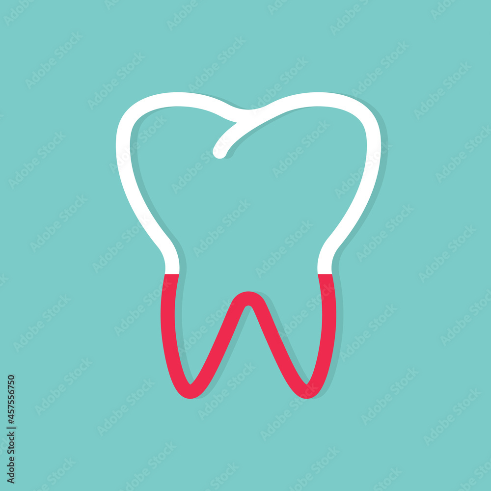 gum disease concept- vector illustration Stock Vector | Adobe Stock