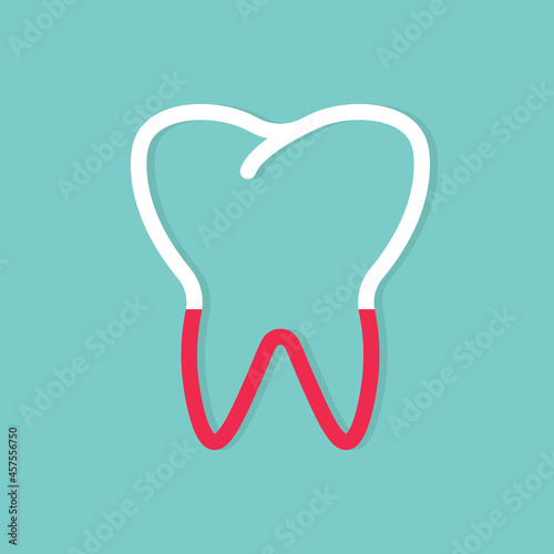 gum disease concept- vector illustration