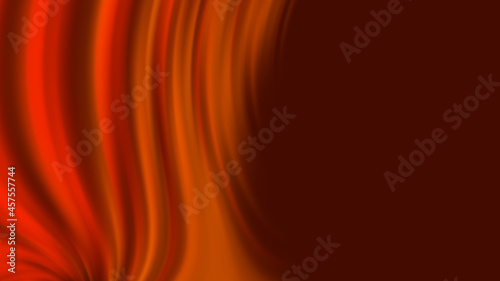 Abstract orange animation wavy movement for background texture pattern. Motion graphic autumnal theme tones design.