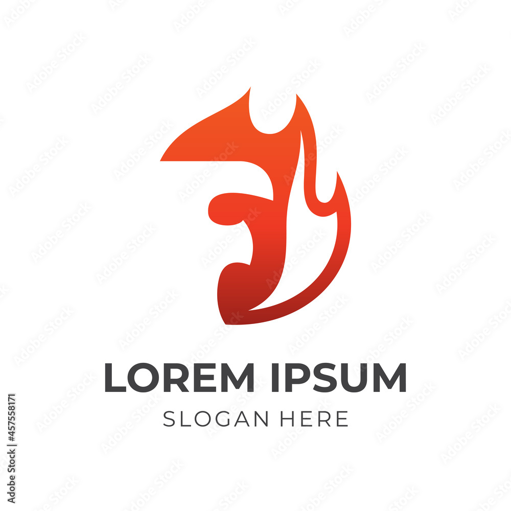 letter F and fire logo design template concept vector with flat orange color style letter F and fire logo design template concept vector with flat orange color style