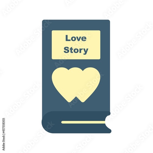Love Story Vector Flat Icon Design