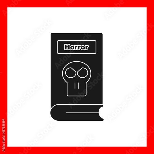 Horror Vector Glyph Sign Icon Design