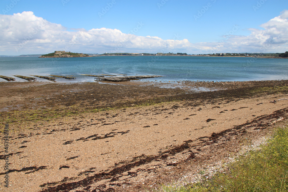 atlantic coast at roscanvel in brittany (france)