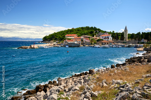 View of bay in city Mali Losinj