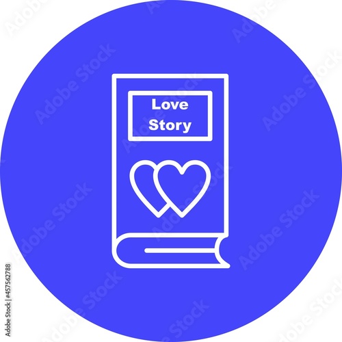  Love Story Vector Line Multicolour icon Design