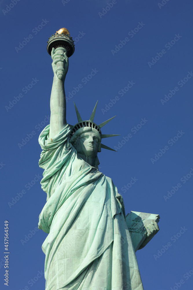 Fototapeta premium Freiheitsstatue / Satue of Liberty or Liberty Enlightening the World /