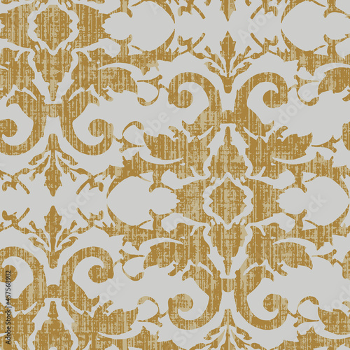 Fancy fabric linen, blended with washed coat surface tile jacquard texture digital printing pattern design. Yarns for sports style. Vector fabric seamless pattern. Abstract natural textured