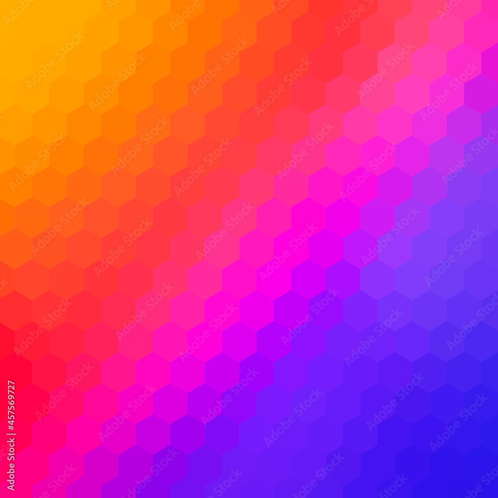 colorful hexagonal design. abstract background. eps 10