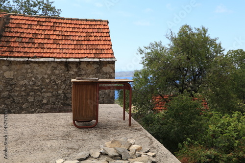 Abandoned village after the Drvenik earthquake in 1962.