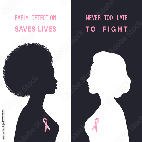 Breast cancer awareness month background